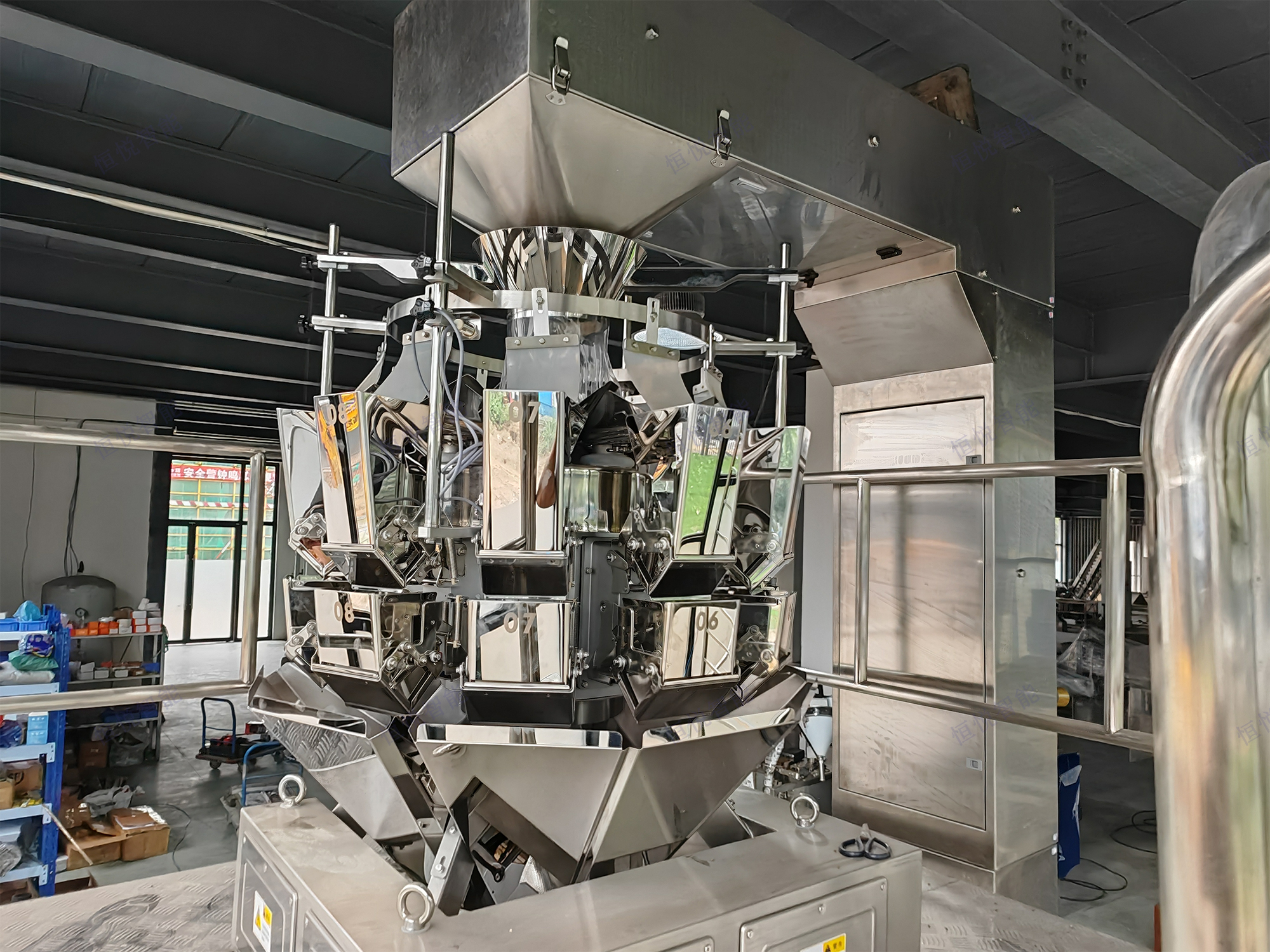 多头电子组合秤自动定量称重 多头电子组合秤自动定量称重